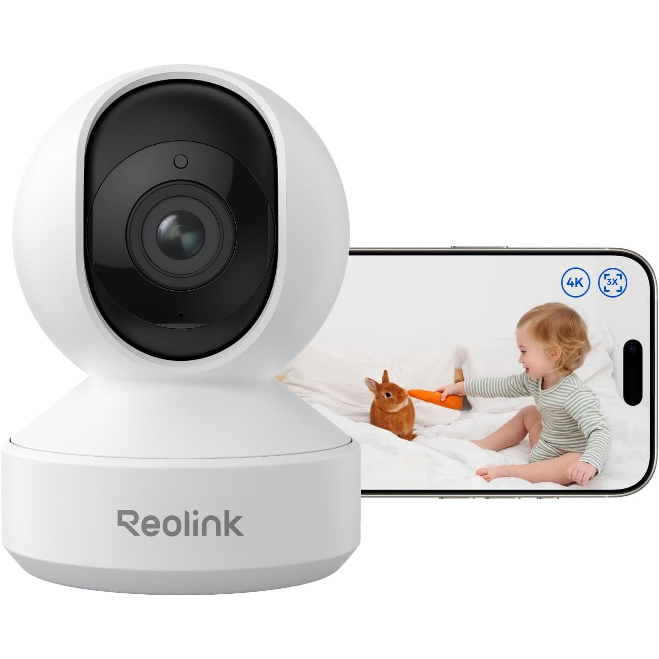 Reolink E1 Zoom 5MP PTZ Indoor Dual-Band WiFi 3X Optical Zoom Security Camera